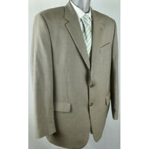 44L Chaps Ralph Lauren Mens Wool Houndstooth Blazer Jacket Sport Coat Not Polo